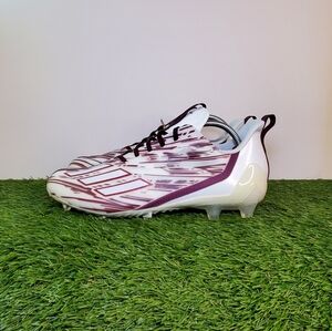 Adidas Adizero 12.0 Football Cleats Red Maroon White GW5058 Men's size 11 za1
